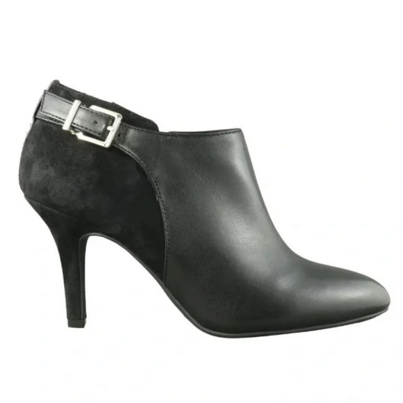 ESSEX Lane Jasmine Leather Buckle Ankle Pointed Shootie Size 7 - Picture 1 of 6